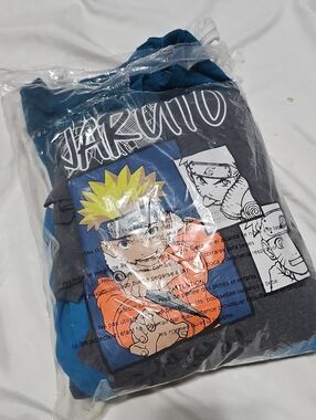 #117 Boys Bundle Of 6 Naruto, Mix Etc Graphic Tees 10-12t